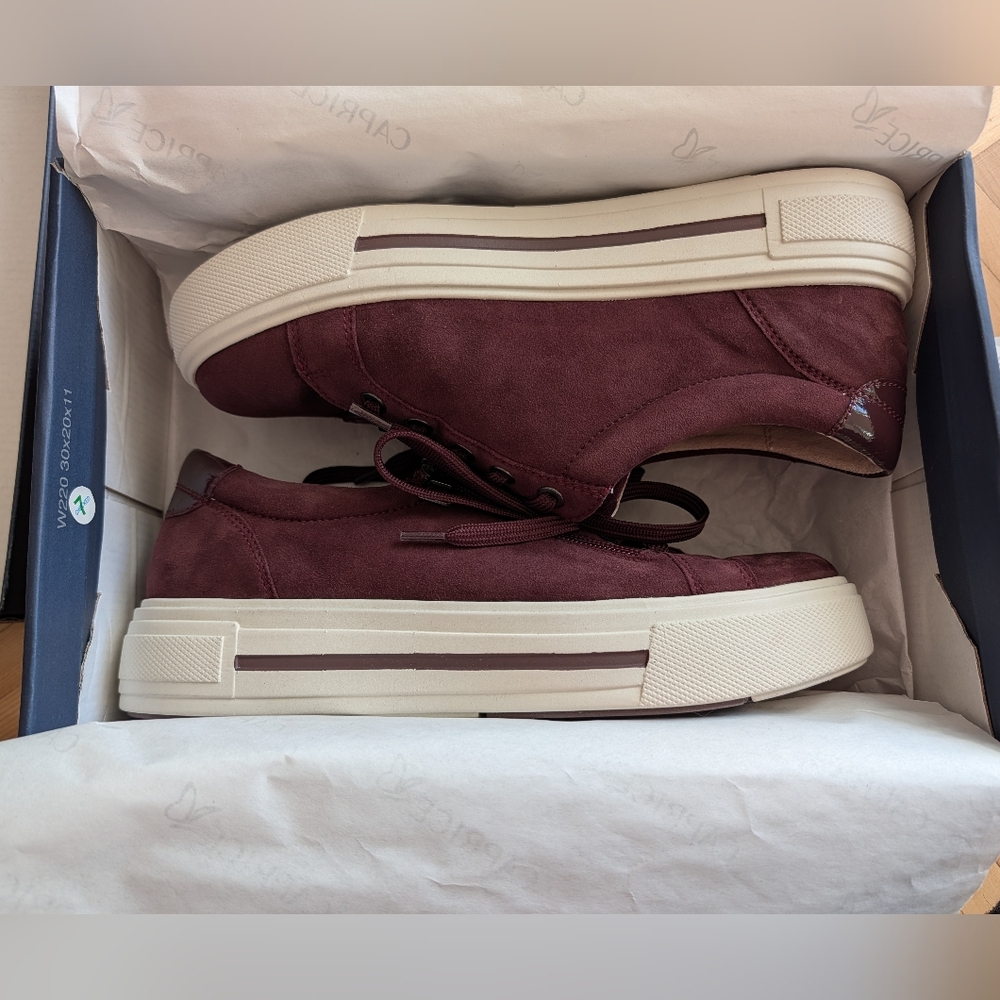 Women Burgundy Sneakers